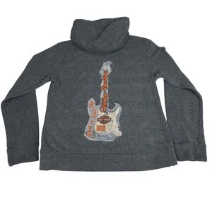 Harley-Davidson Mens Sz S-XS Rock N Roll City Guitar Hoodie Cleveland Ohio‎